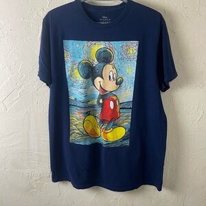 Disney Mickey Mouse Navy Blue T-Shirt